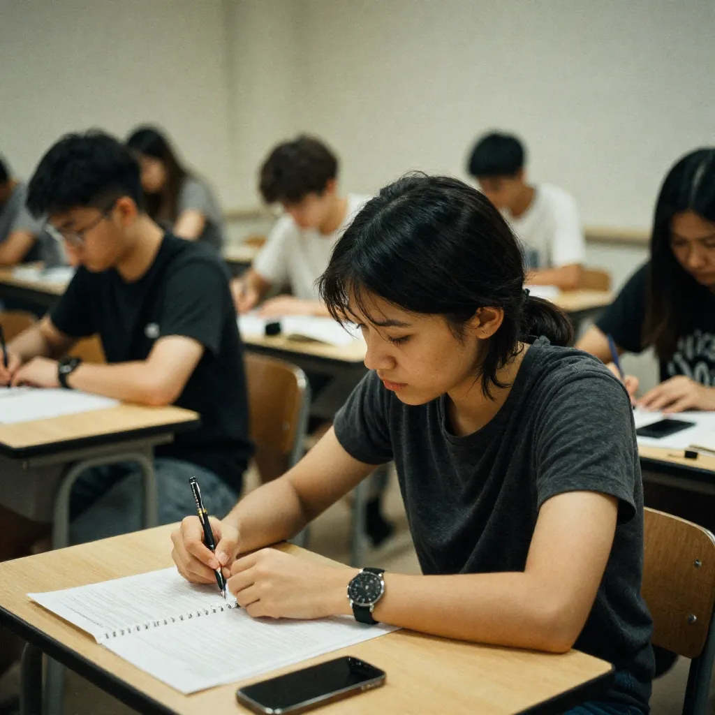 Floor grid lines for structured navigation